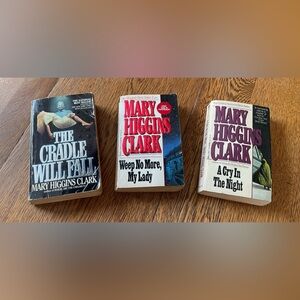 Sale 2 for $8 Mary Higgins Clark Lot of 3 Paperback Books